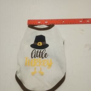 Dog t-shirt Little Turkey Size XS Kensington Kennel Club Thanksgiving Holiday